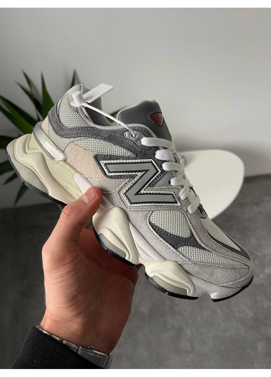 Кроссовки женские и мужские New Balance 9060 grey | Нью Беланс 9060 серые No Brand серые демисезоны (361947237)