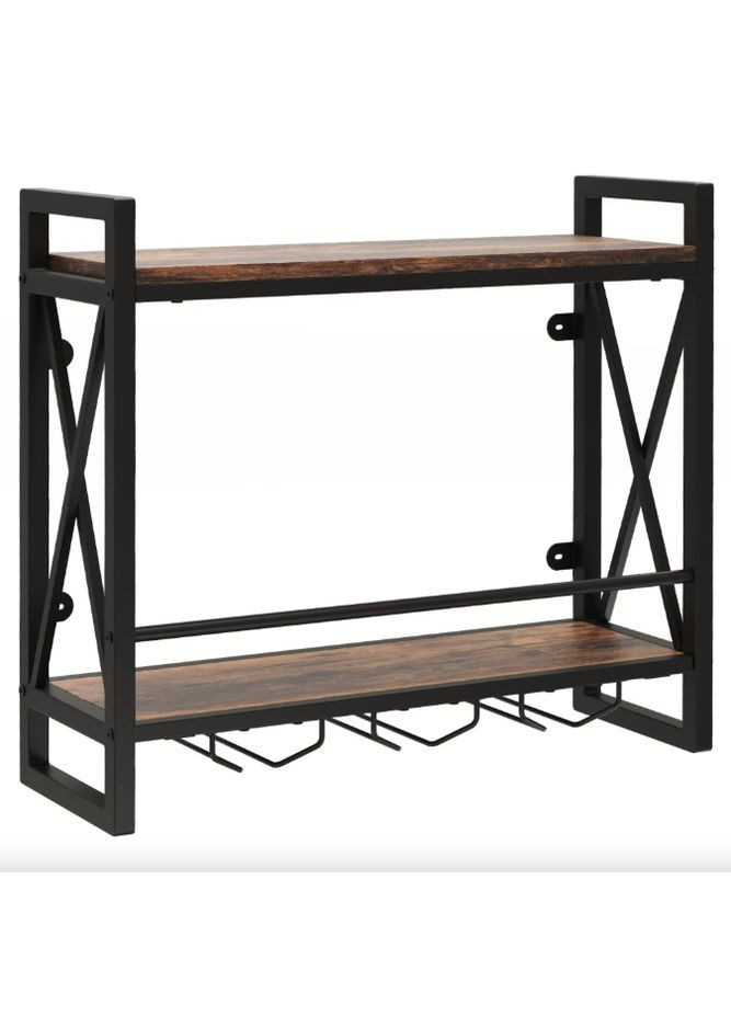 Настенный винный стеллаж Lagom в стиле Loft Costway (362027961)