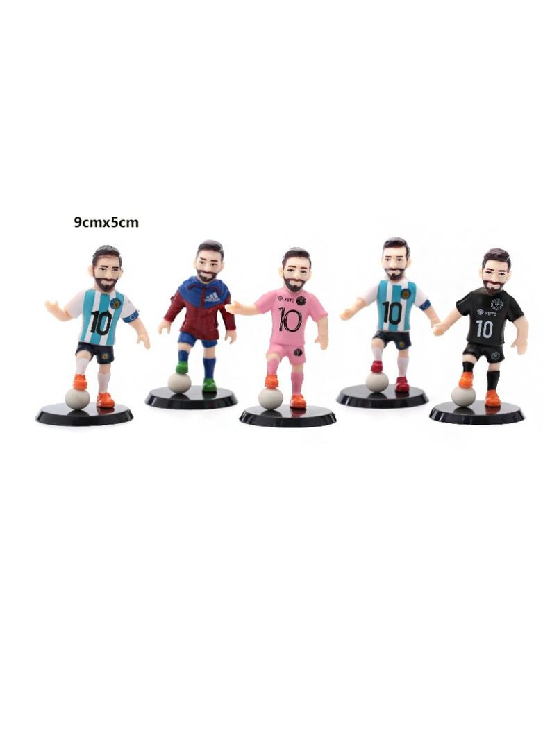 Месси набор фигурок футбол Лионель Месси Lionel Messi 5шт детские фигурки 9см Shantou (290708202)