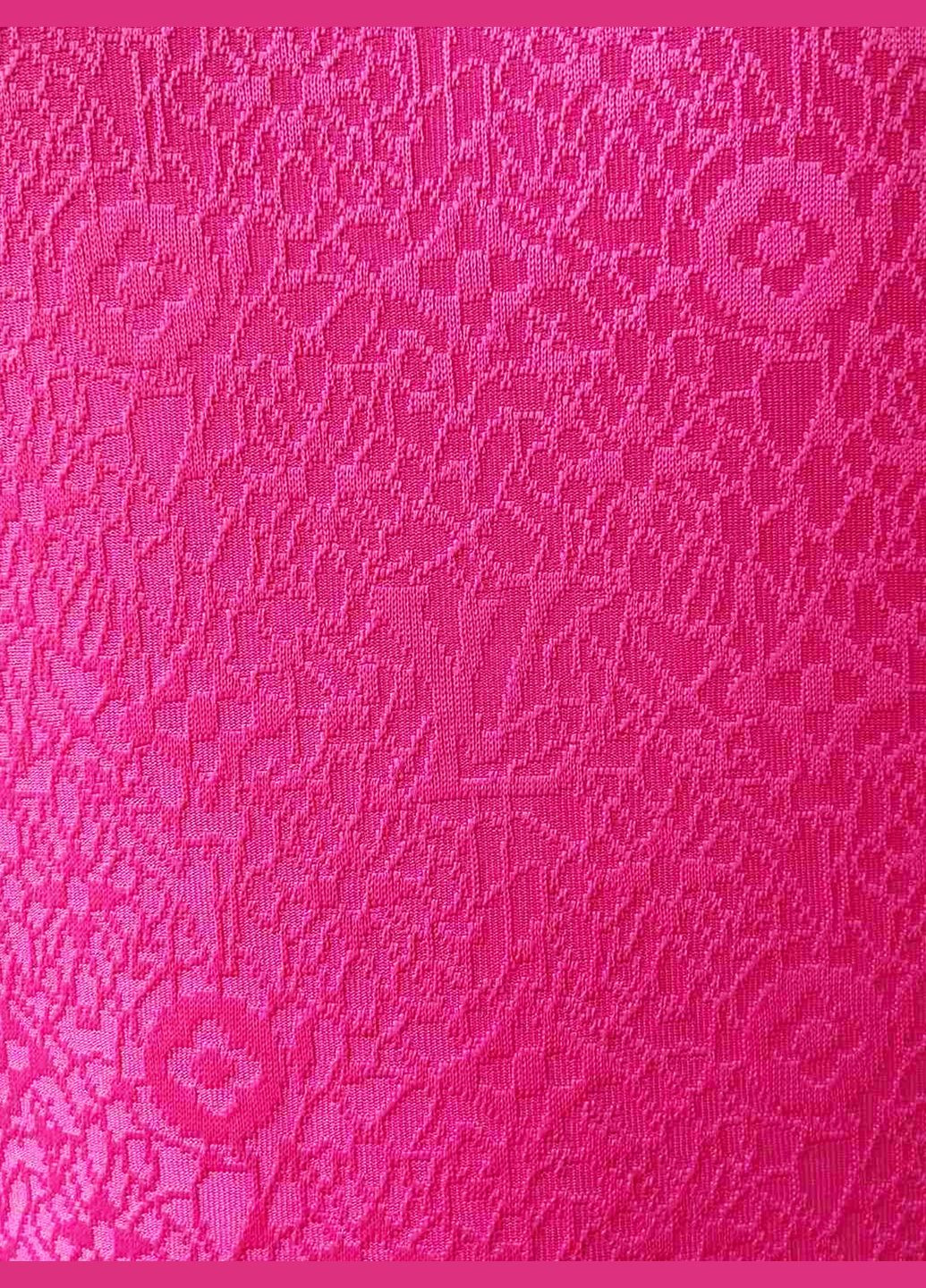 Малиновий демісезонний комплект жіночий нічнушка на тонких бретелях та халат на запах з кишенями рукав три чверті малиновий, трикотажна віскоза No Brand