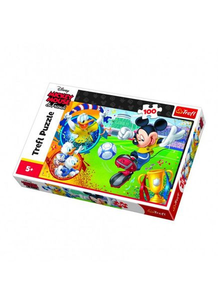 Пазлы Микки Маус на стадеоне 100 шт. (16353) Trefl (365547265)