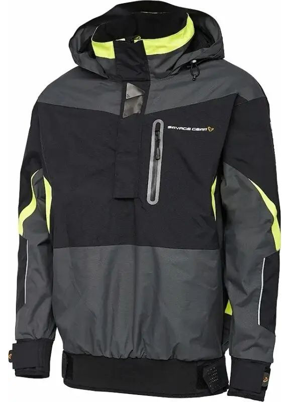 Сіра демісезонна куртка coastal race smock grey Savage Gear