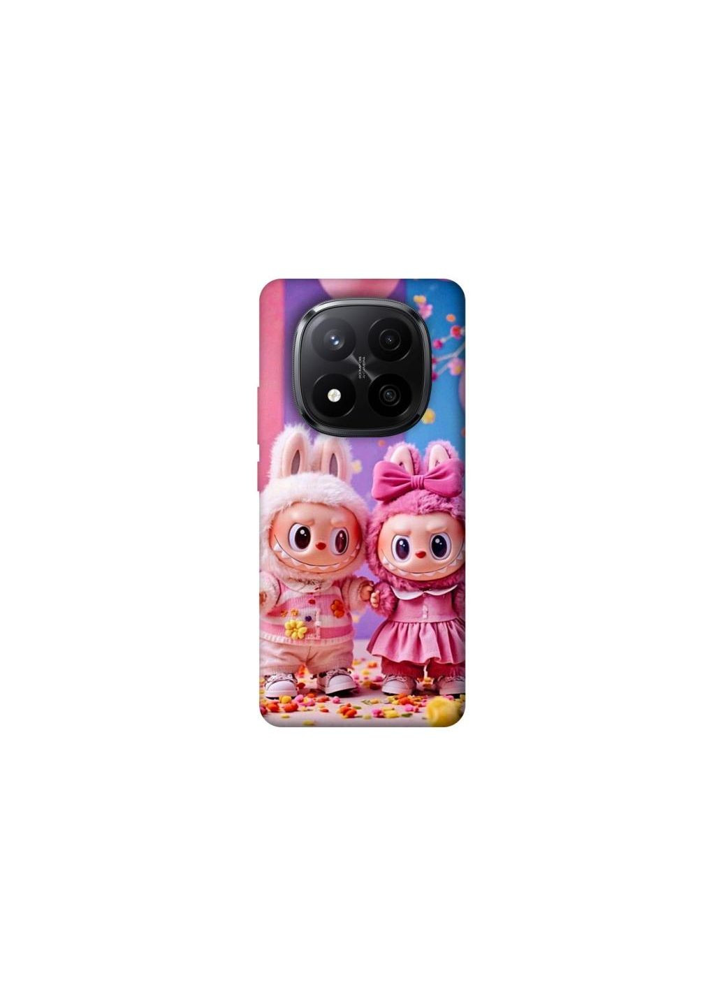 Чохол на Xiaomi Redmi Note 14 Pro+ 5G Labubu twins ver.2 Frontalka (361989676)
