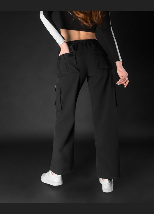 Женские брюки карго Клондайк черный BEZET (291437862)