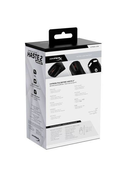 Мышка (6N0B0AA) HyperX Pulsefire Haste 2 Wireless Black (366692515)