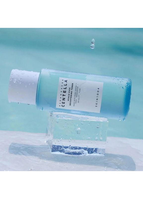 Тонер лица с гиалуроновой кислотой кожи1004 Мадагаскар Centella hyalu-cica ярче тонер 210 мл SKIN1004 (358500174)