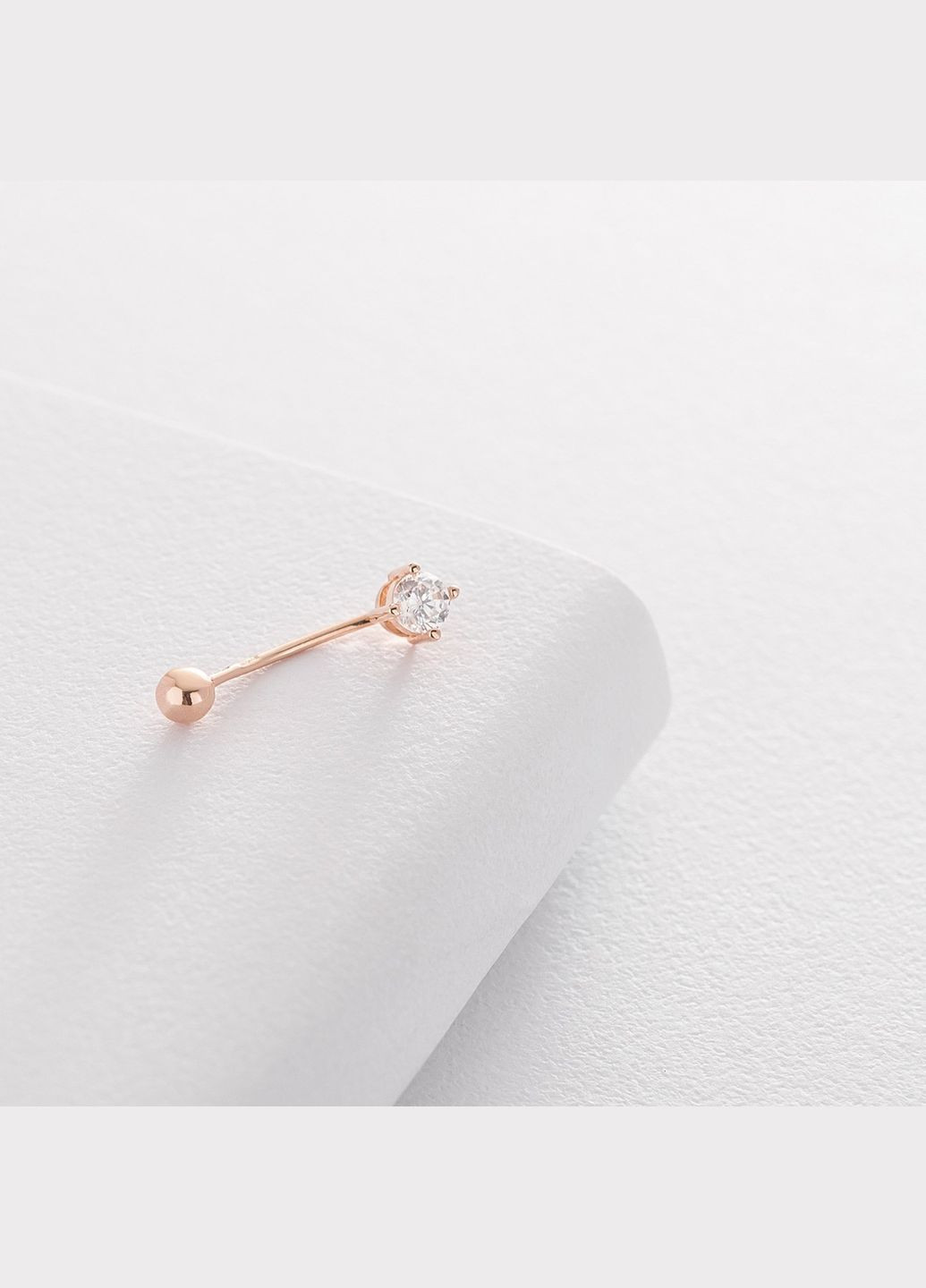 Золотий пірсинг в пупок (фіаніт) пир00226 Oniks (264023439)