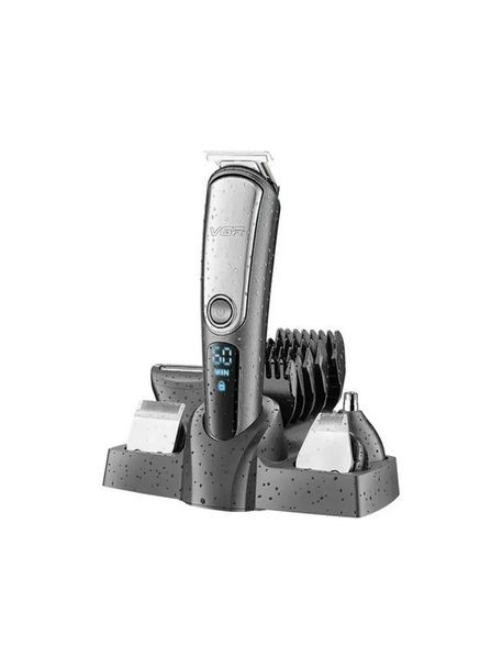 Триммер V105 аккумуляторная машинка для стрижки с дисплеем VGR (300079465)