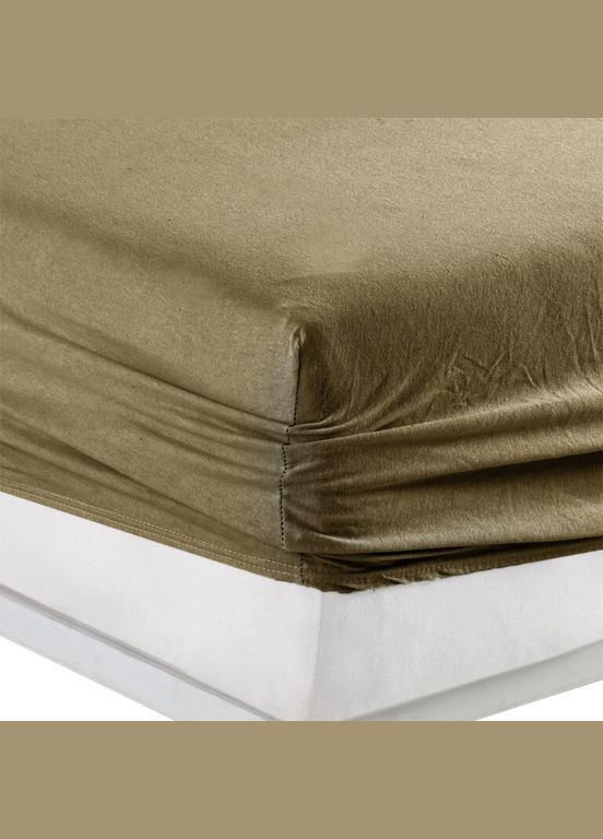 Простынь 200х220 см.+25 см. трикотажная на резинке люкс Kayra (300584611)