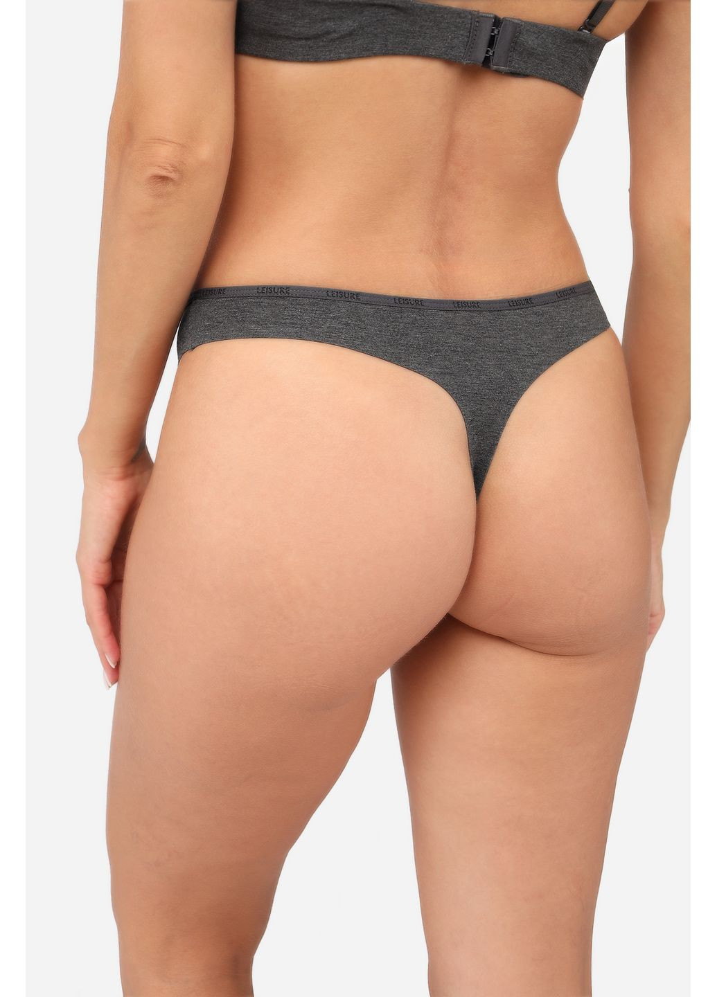 Труси стрінги, жіночі колір темно-сірий CB-00278924 No Brand (350879040)