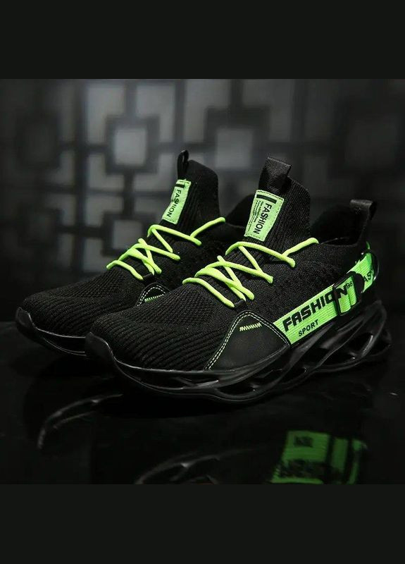 Спортивные (женские) кроссовки «Fashion Sport» черного цвета, 38 размер Trends чёрные демисезоны (329745929)