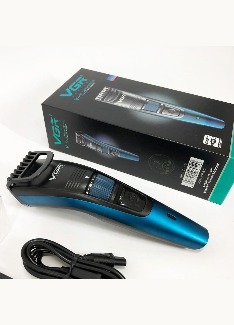 Професійна окантовочна машинка для стрижки волосся, Тример для стрижки LU-205 бороди акумуляторний VGR V-052 (315438077)