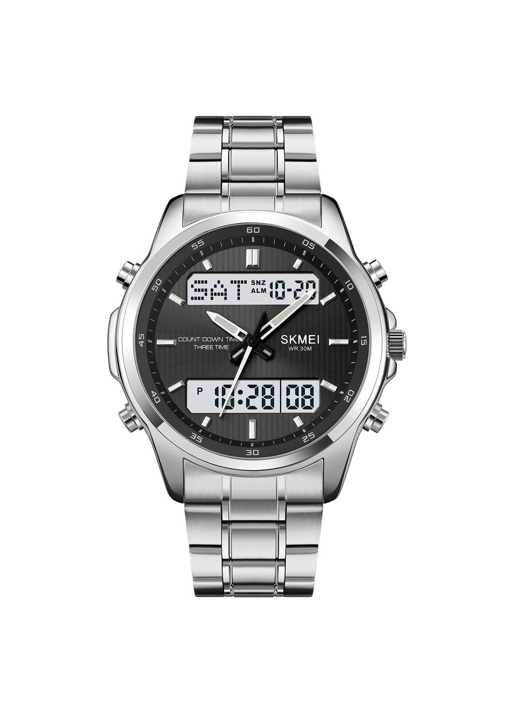 2049SIWT Silver-White Skmei (331284645)