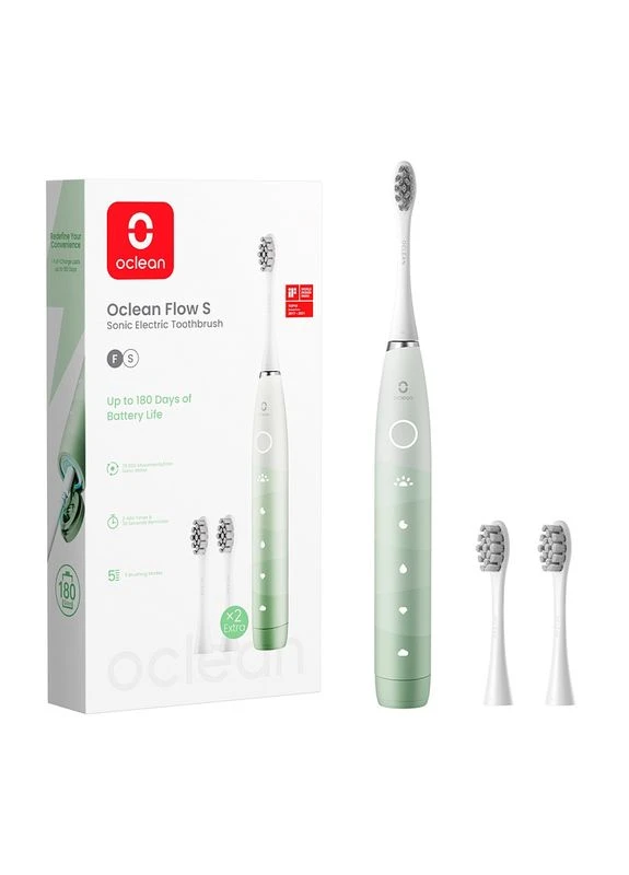 Розумна зубна електрощітка Flow S Electric Toothbrush Green (6970810557336) Oclean (341486992)