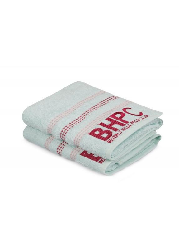 Набір рушників 355BHP1606 Botanik Mint 50*90+70*140 Beverly Hills Polo Club темно-блакитний