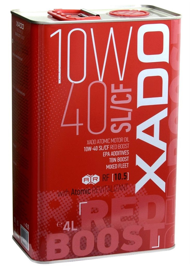 10W-40 SL/CF RED Boost 4л (XA 26144) XADO (367607833)