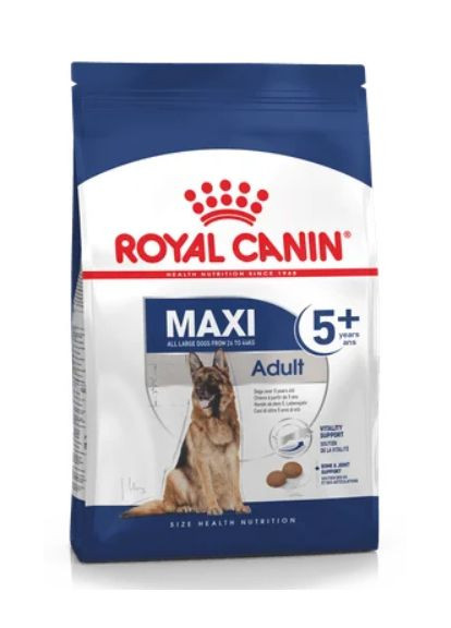 Сухой корм Maxi Adult 5+ для собак больших пород старше 5 лет 15 кг Royal Canin (289352046)