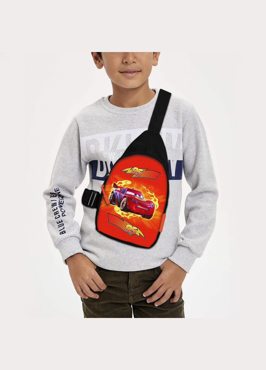 Сумка через плече дитяча Тачки Блискавка МакКвін 29х17 см сумка слінг для хлопчика (2528) No Brand (336828864)