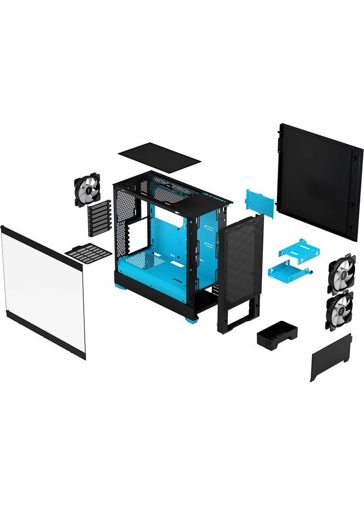 Корпус Pop Air RGB Cyan Core TG (FD-C-POR1A-02) FRACTAL DESIGN (348058023)