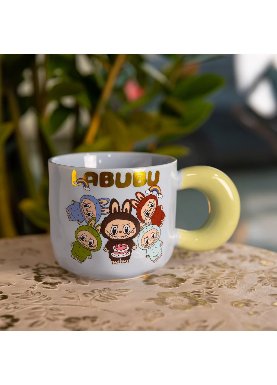 Чашка фарфоровая Labubu Bring Joy 400 (мл) подарочная кружка прикольная чашка для детей на подарок FM-22C Jooki (372010868)