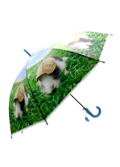 Синий детский зонтик кролик mic с свистком для защиты от дождя и плохого настроения ProDobro (367101193)