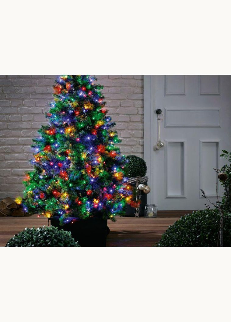 Світлодіодна гірлянда різнокольорова 100 LED 20 м + таймер Livarno home (308855923)