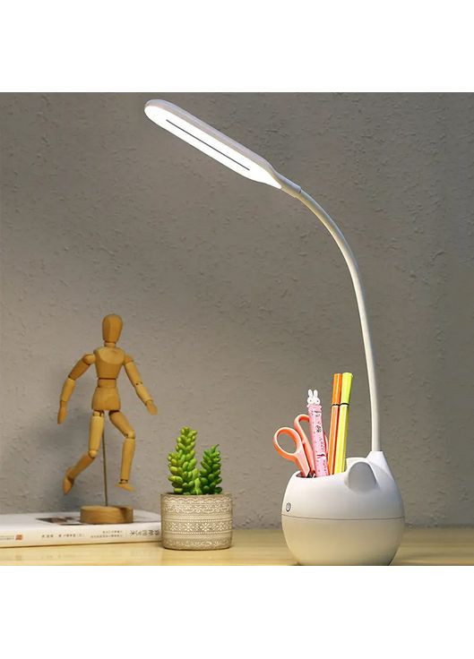 Настольная лампа с аккумулятором и органайзером KLT SD-836 LED Flexible (700mAh/5V/2.5W)- белый China (368852373)