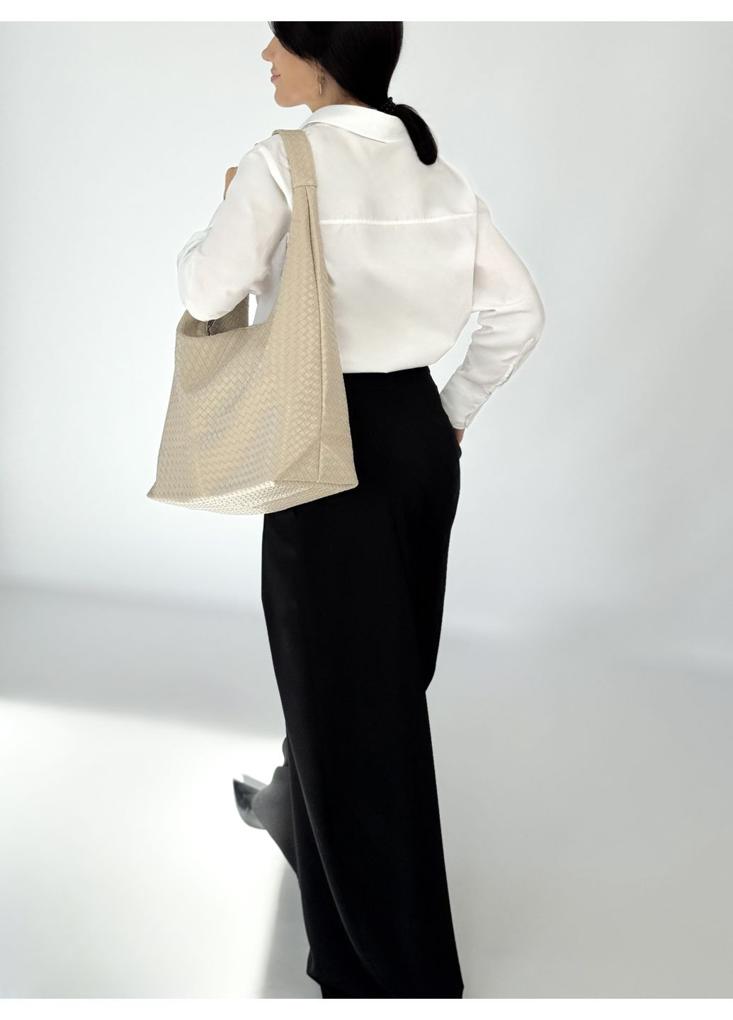 Женская сумка ST-30 Weave Молочная Savvy (373297153)