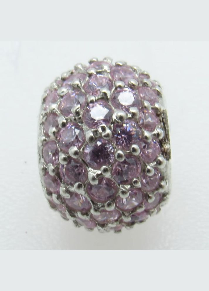 Серебряный шарм "Шарик средний" No Brand (350667104)