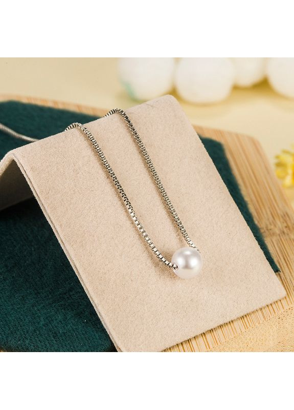 Цепочка на шею с Жемчужной бусиной, нежное колье с жемчугом ( ) China (366875039)