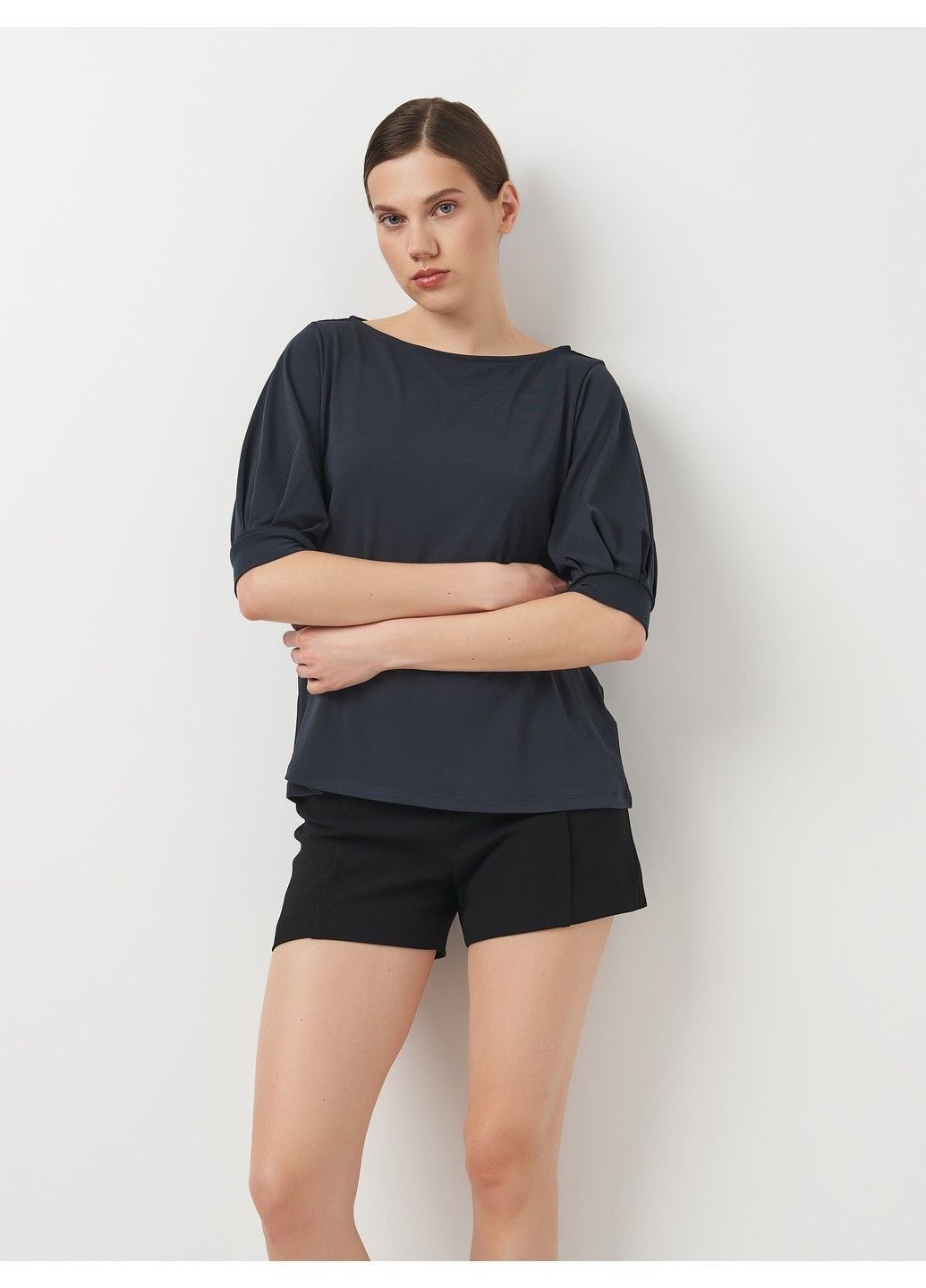 Темно-бірюзова блуза H&M