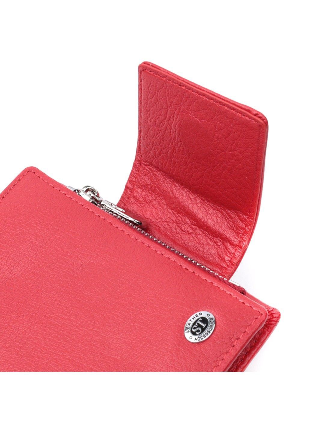 Жіночий гаманець вертикального формату із натуральної шкіри 22704 Червоний st leather (298111878)