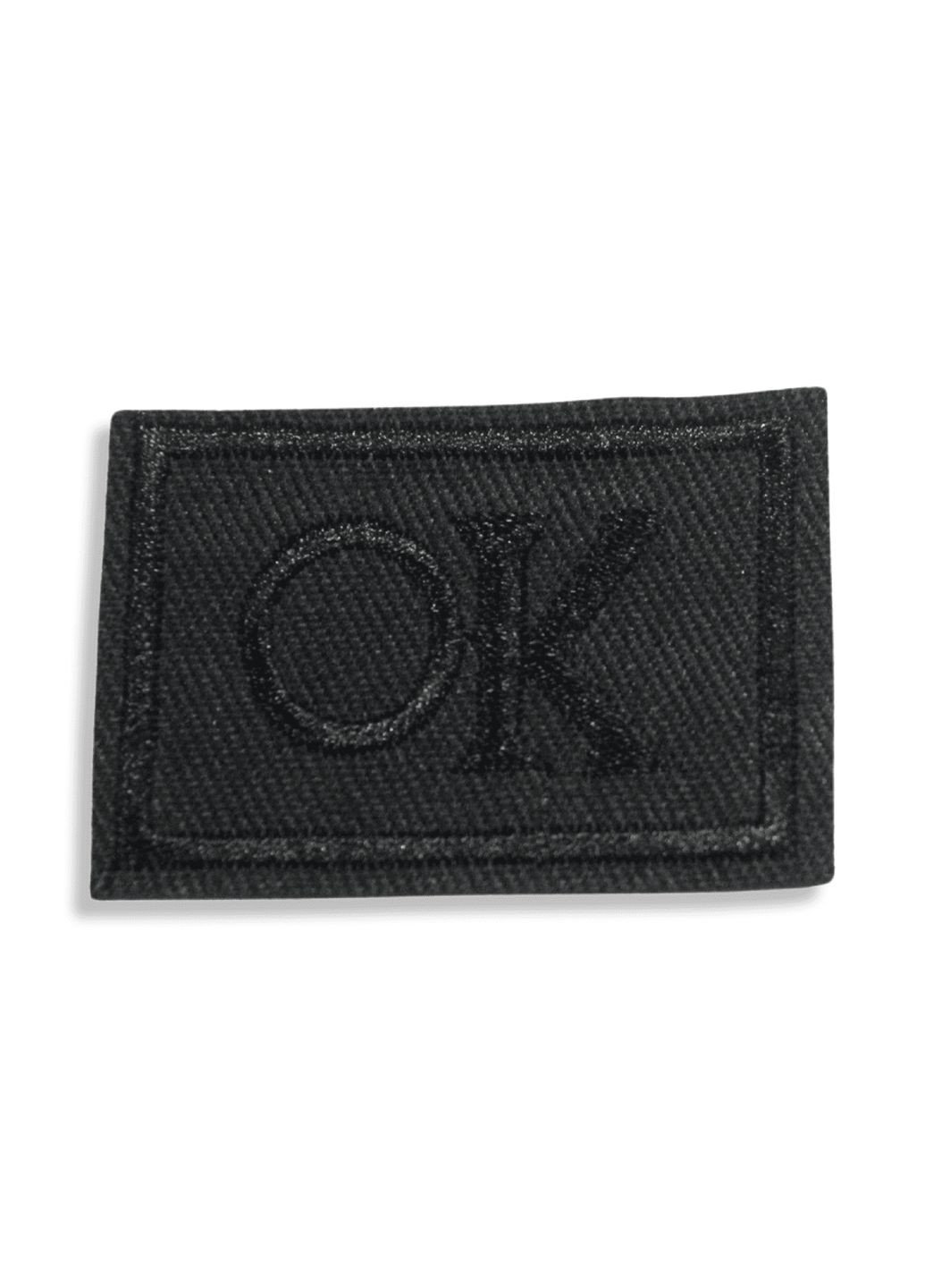 Аплікація для одягу нашивка №164 ОК чорні 9шт/4.5х3.5см FROM FACTORY A164 (335396622)