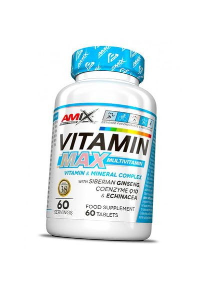 Мультивитамины, Vitamin Max Multivitamin, 60таб (36135013) Amix Nutrition (293257068)