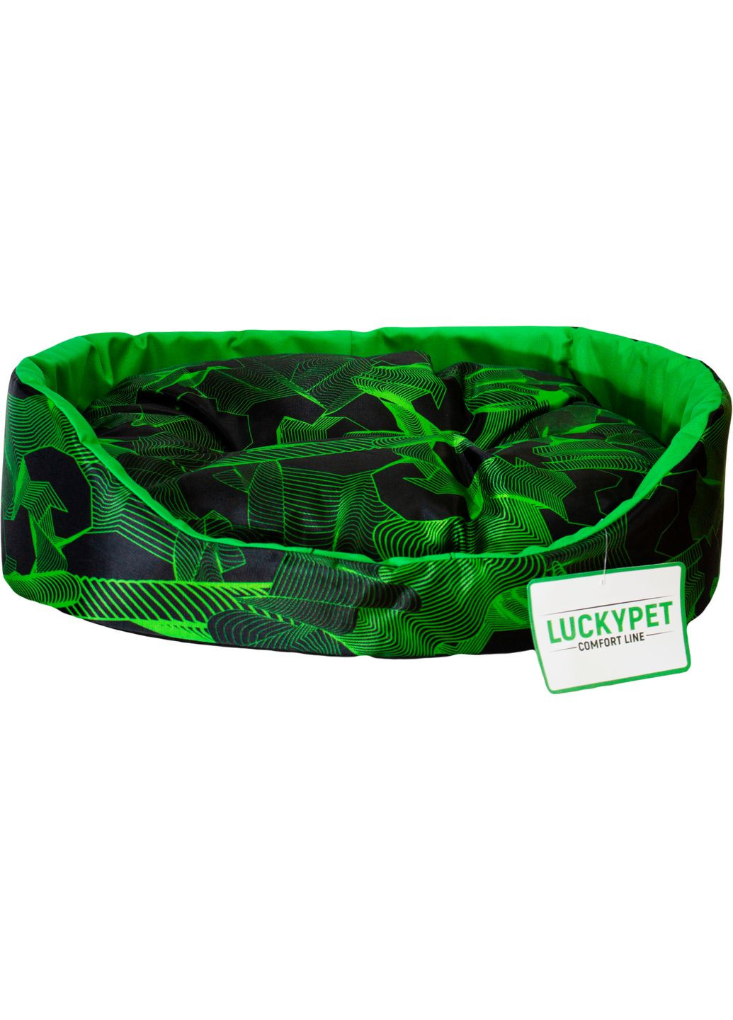 Лежак для собак і кішок Грін №4 46х62х14 см (4820224213910) Lucky Pet (313239589)