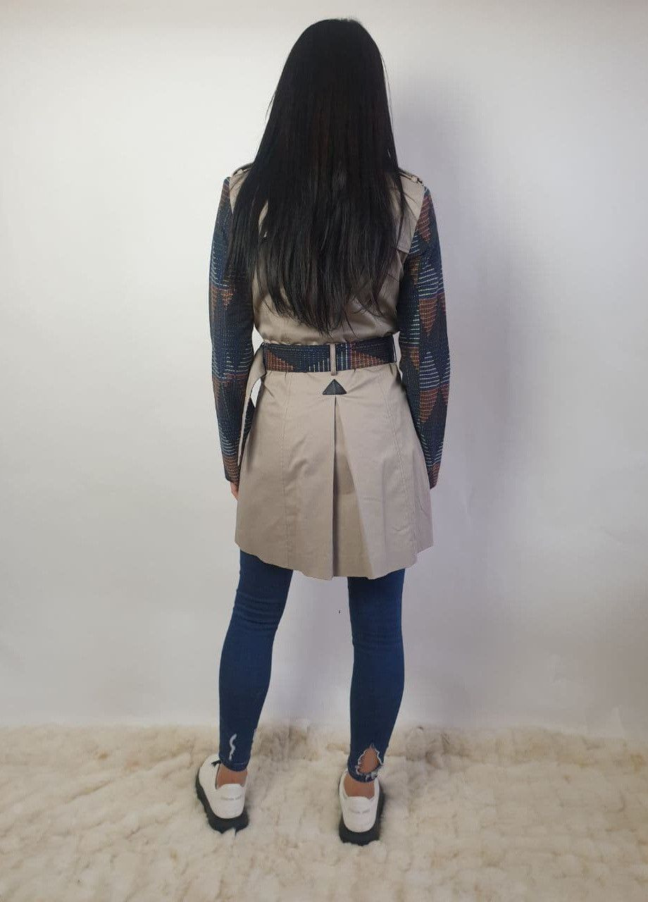 Сіре демісезонне Пальто WENV3 Сірий Naf Naf