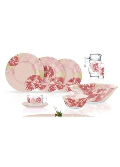 Большой столовый сервиз на 46 предметов Pastel Pink Luminarc (303358207)
