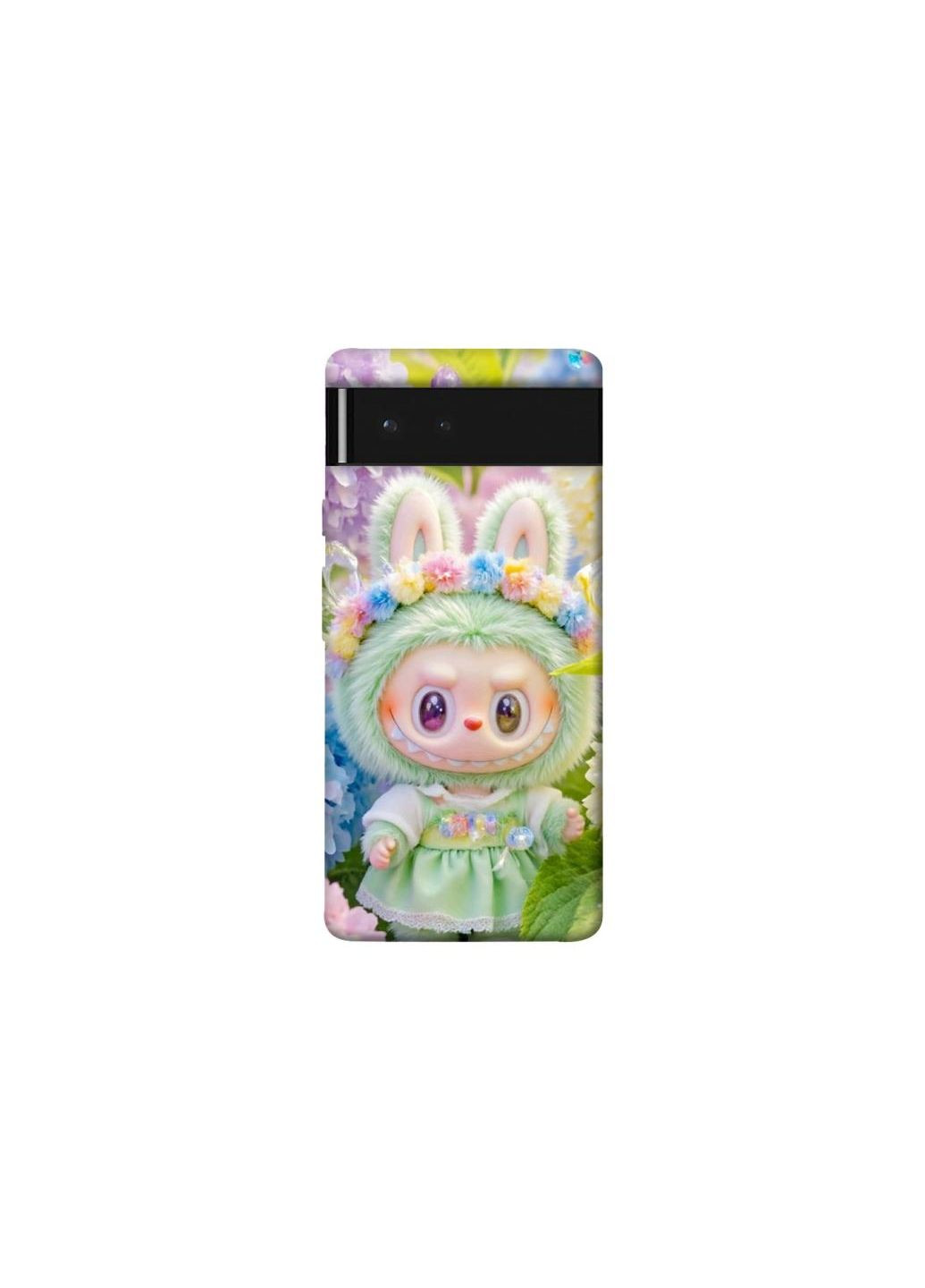 Чохол на Google Pixel 6 Labubu & Flowers ver.2 Frontalka (354675794)
