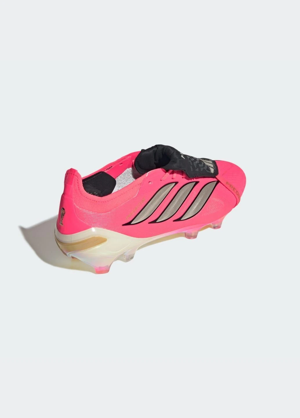 Розовые летние бутсы predator elite fold-over tongue firm ground football adidas