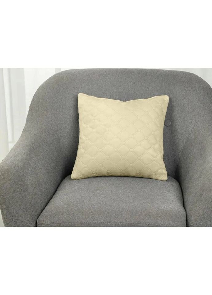 Подушка декоративна Velure 3-03296-26543 45х45 см бежева ТЕП (336148320)