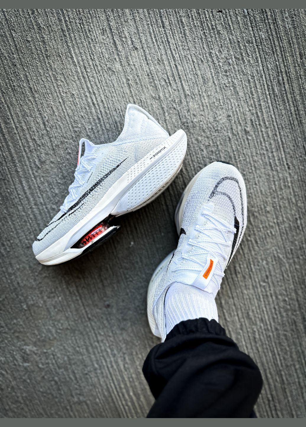 Білі Осінні кросівки чоловічі і жіночі nike air zoom alphafly next 2 white | найк аір зум білі No Brand