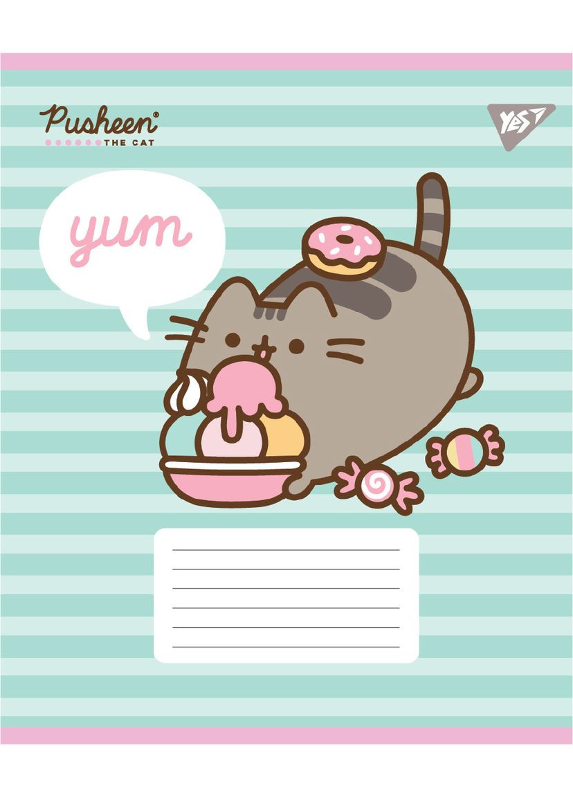 Набор тетрадей школьных А5/12 линия Pusheen Candy 25 шт (767598) Yes (353690794)