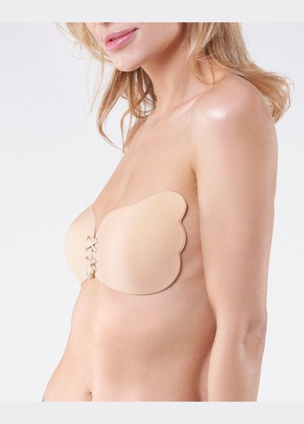 Бежевый невидимка бюстгальтер невидимка силиконовый bs-05 wow Julimex без косточек полиуретан