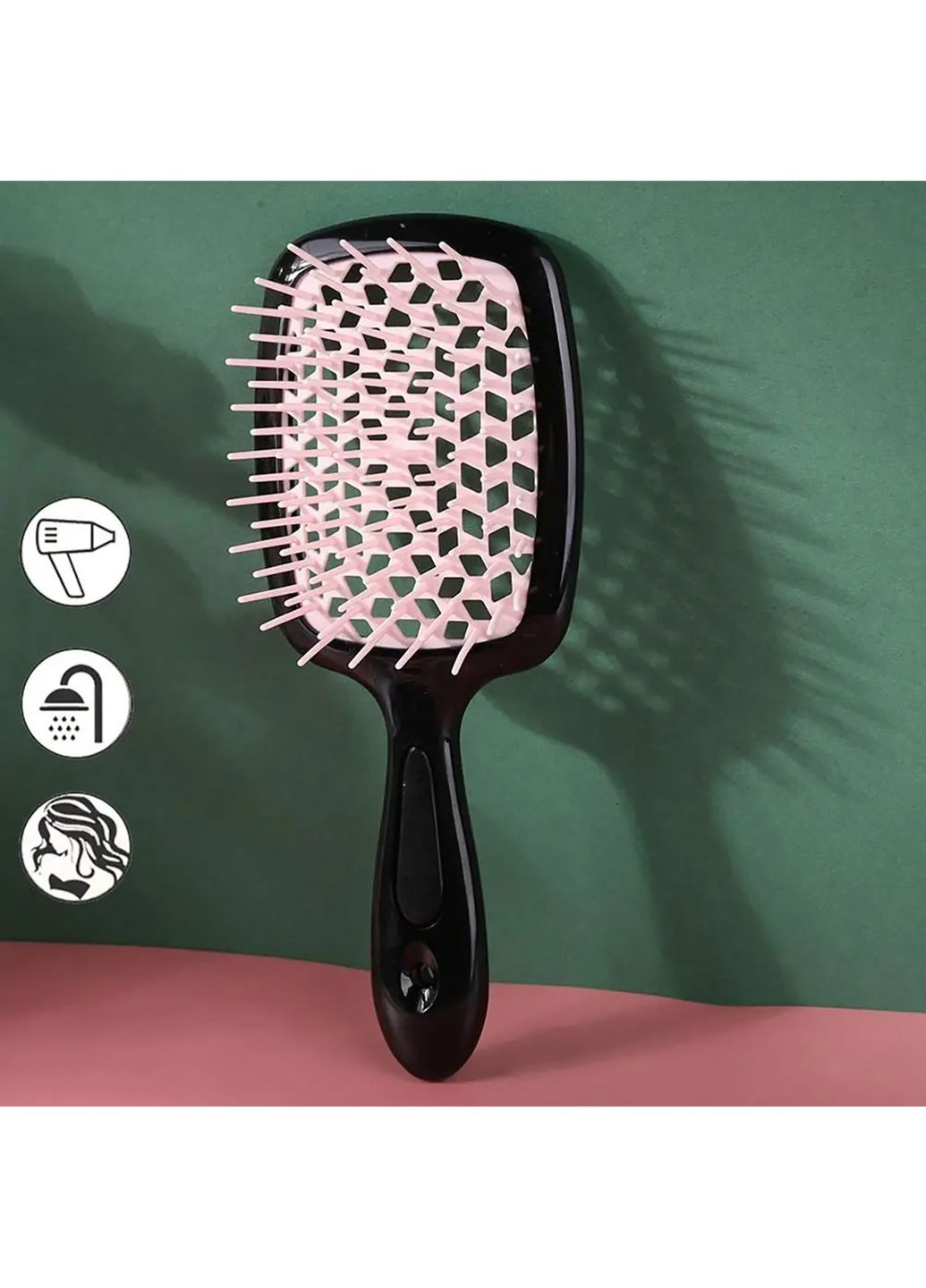 Расческа щетка для волос Superbrush Plus Hollow Comb No Brand (322618042)