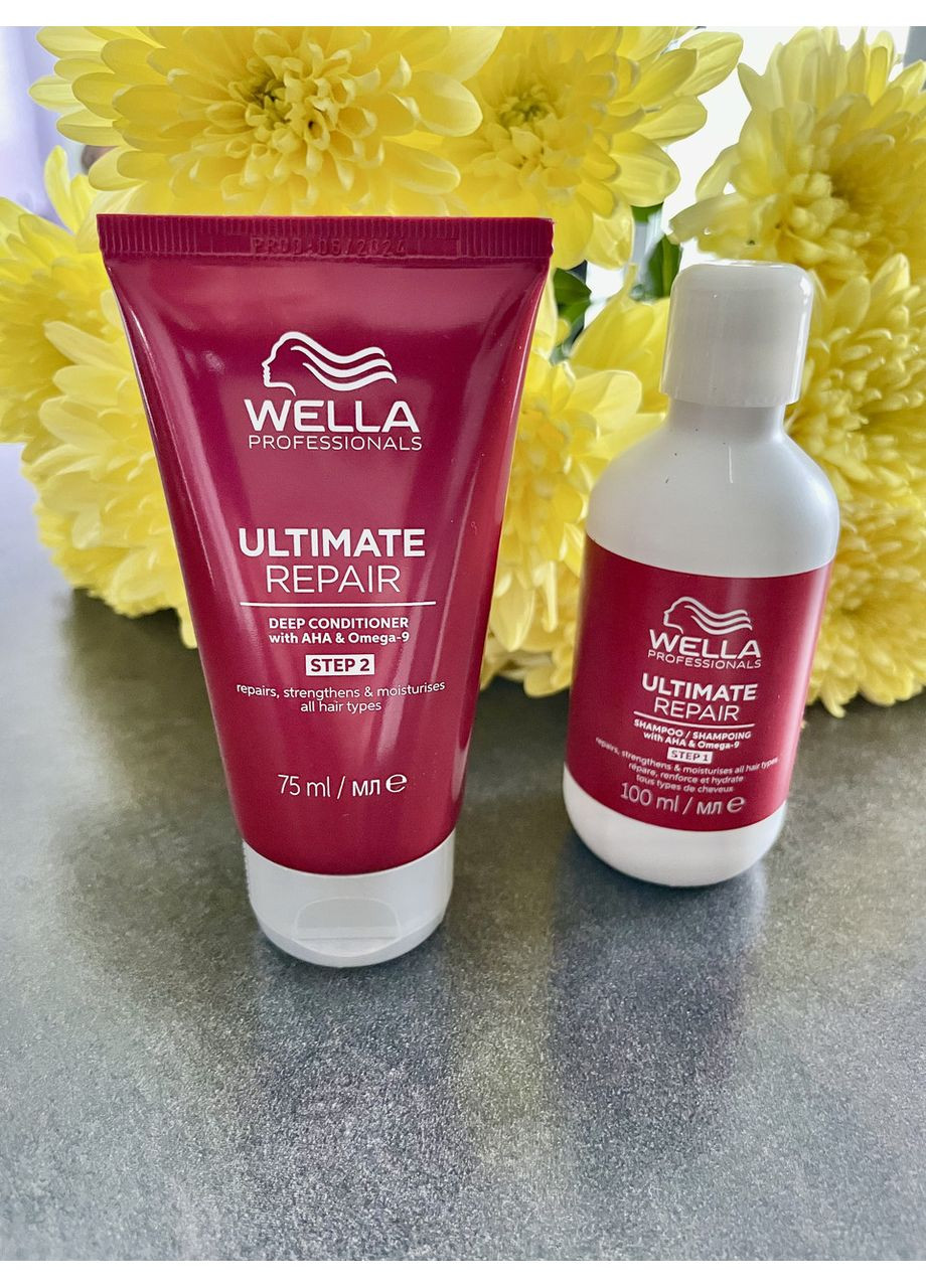 Набор profesionales ultimate repair conditioner& shampoo Wella (367832083)