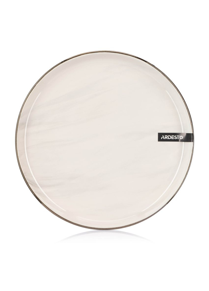 Тарілка десертна Marmo AR-2919-MRB 19 см бежева Ardesto (349221815)