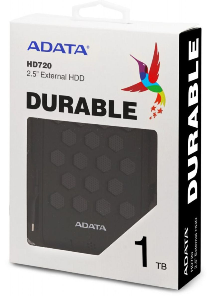 PHD External 2.5'' USB 3.1 DashDrive Durable HD720 1TB Black ADATA (314834840)