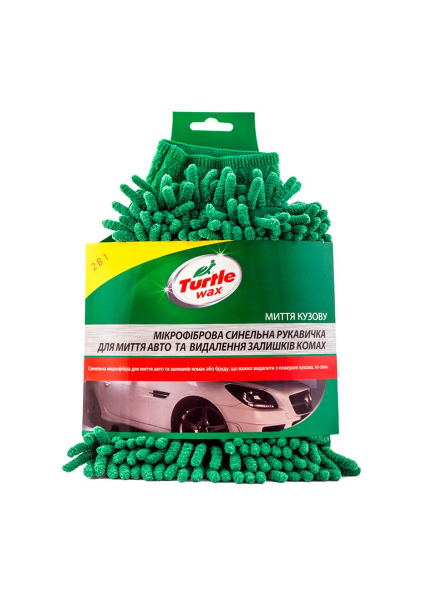 Микрофибровая синельная перчатка для удаления остатков насекомых из кузова авто Turtle Wax (365657098)