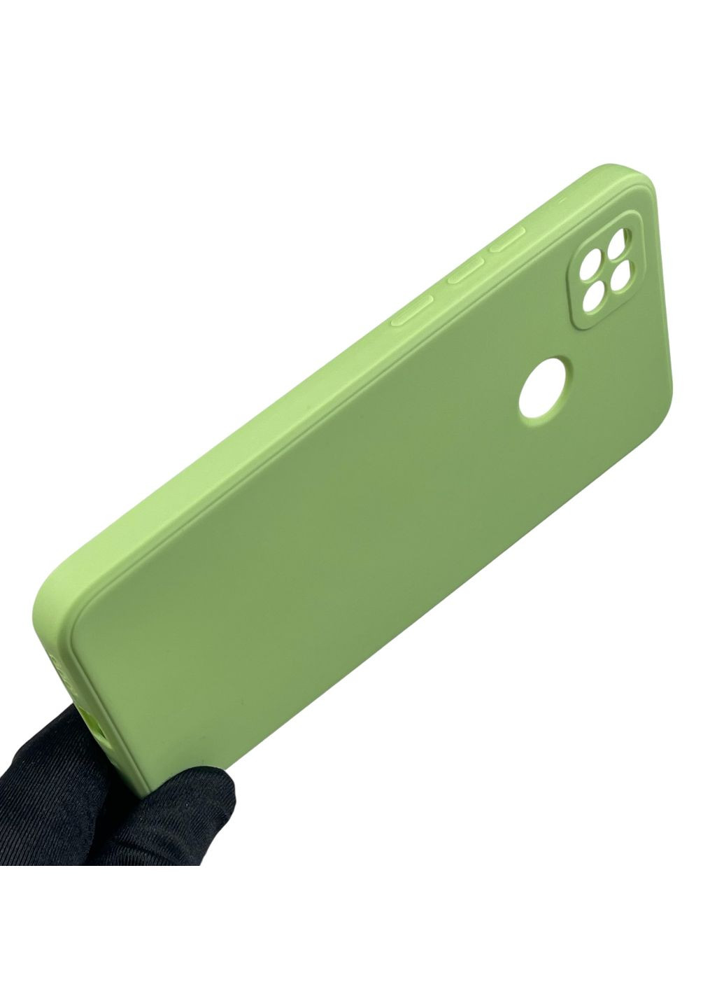 Чохол для Redmi 10A з квадратними гранями із захистом камери на сяомі редмі 10а фісташковий Xiaomi (366019456)