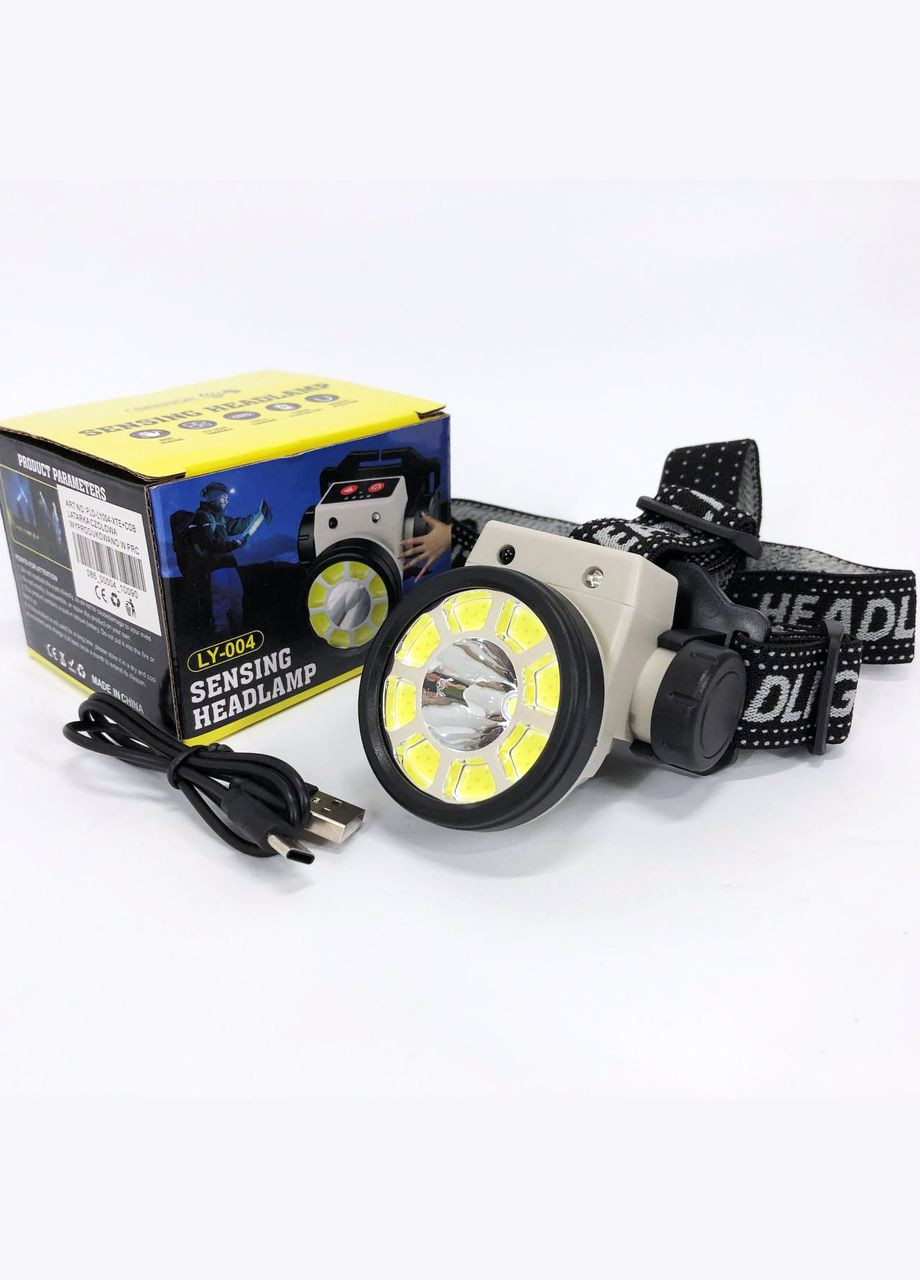 Водонепроникний ліхтарик PLD-LY004-XPE+COB, Ліхтарик на голову на батарейках, Ліхтар SK-386 на лобовий Bailong (351485985)